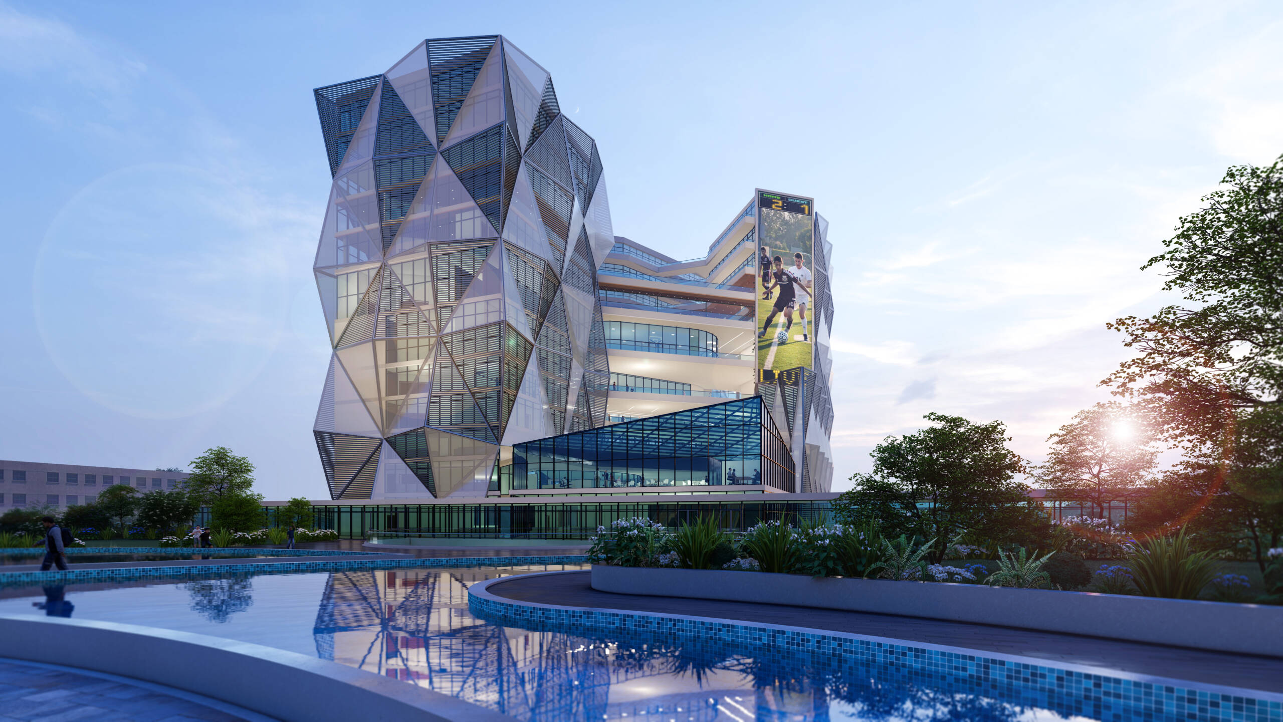 Youth sports and education facility design project by D’lek Architects